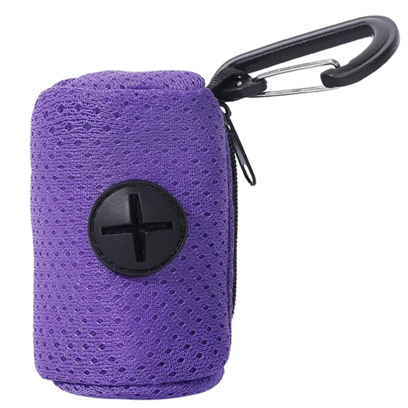 Dog Poop Pickup Bag Dispenser Convenient Pet Waste Bag Dispenser for Dog Pooper Pet Outdoor Walking Poop Bag Holder