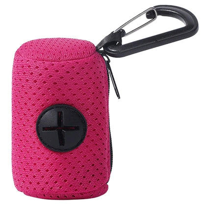 Dog Poop Pickup Bag Dispenser Convenient Pet Waste Bag Dispenser for Dog Pooper Pet Outdoor Walking Poop Bag Holder