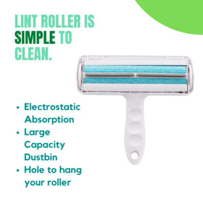 Professional Reusable Pet Hair Remover Roller for Furniture, Upholstery, Carpets, and Vehicle Seats