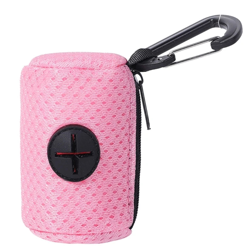 Dog Poop Pickup Bag Dispenser Convenient Pet Waste Bag Dispenser for Dog Pooper Pet Outdoor Walking Poop Bag Holder